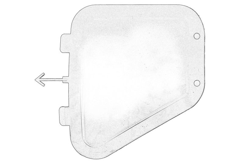 Carenaj aripa plastic dreapta BMW 5 (F10, F11, F07), 6 (F12, F13, F06)