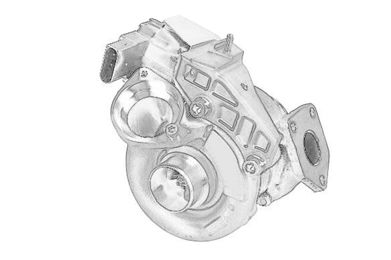 Turbocompresor MITSUBISHI Nou BMW 1 E87 3 E90 E91 2.0D 06.04-06.11 Geometrie Variabilă Electronică Aluminiu