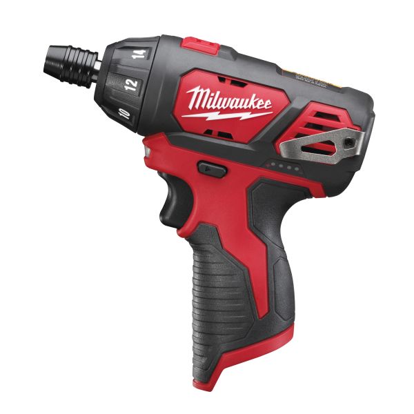 Pistol de Impact MILWAUKEE M12 BSD-0 12.0 V Cuplu Maxim 20.0 Nm Hexagon Intern 1/4 Li-Ion Fără Baterie și Încărcător