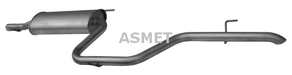 Toba esapament finala ASMET Spate MERCEDES V (638/2) VITO (W638) 2.2D 03.99-07.03