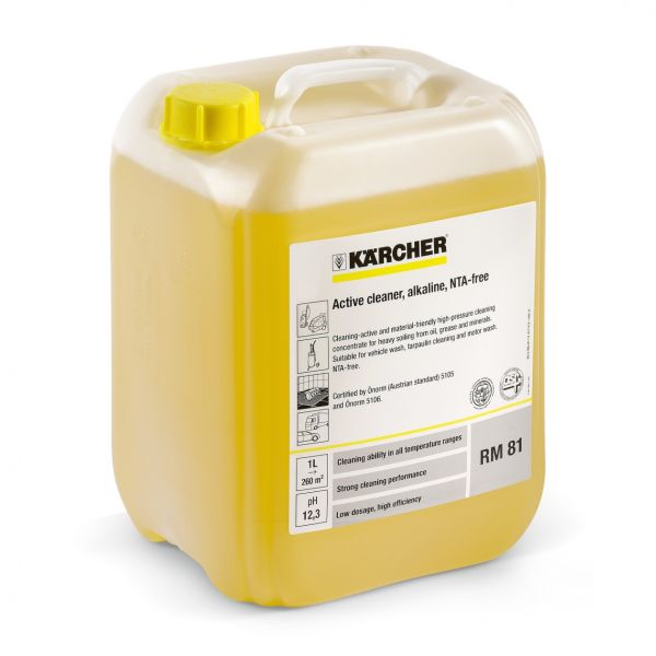 Agenti de curatare KARCHER 10l pentru motociclete 11,52 kg Eticheta printabila Index 6.295-556.0