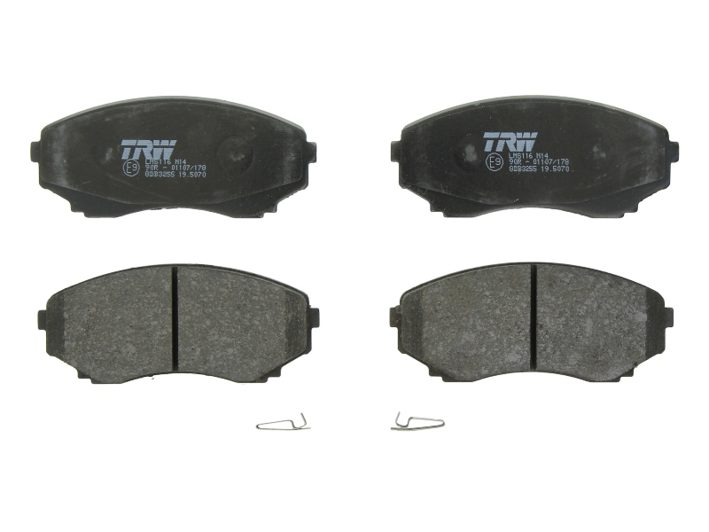 Set Placute Frana Fata TRW Mazda MPV II 2.0-2.5 99-06 Inaltime 59.2 mm Latime 139.0 mm Grosime 16.0 mm