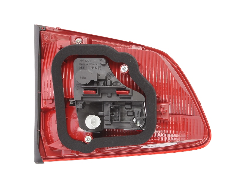 Stopuri spate HELLA Dreapta Lampa spate H21W/P21W/W16W VW TOURAN 1.2-2.0D 05.10-05.15 Rosu/Alb Cu soclu bec