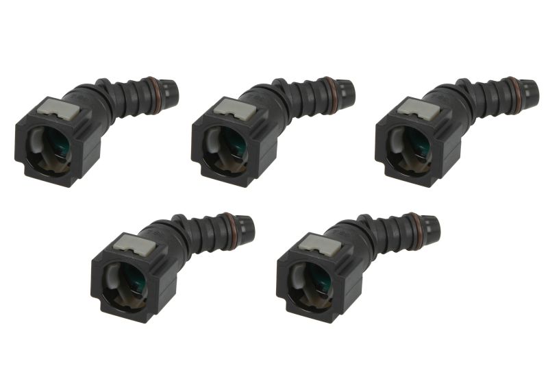 Conector furtun combustibil ENGITECH, cuplaj rapid tekalan o-ring unghi 45°, teava 8mm, ID 8mm, 8x10mm, 5buc