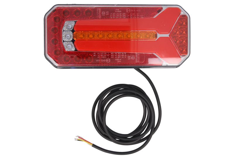 Stopuri spate WAS LED 12/24V indicator stop lumina parcare iluminare placa reflector indicator dinamic dreapta rosu