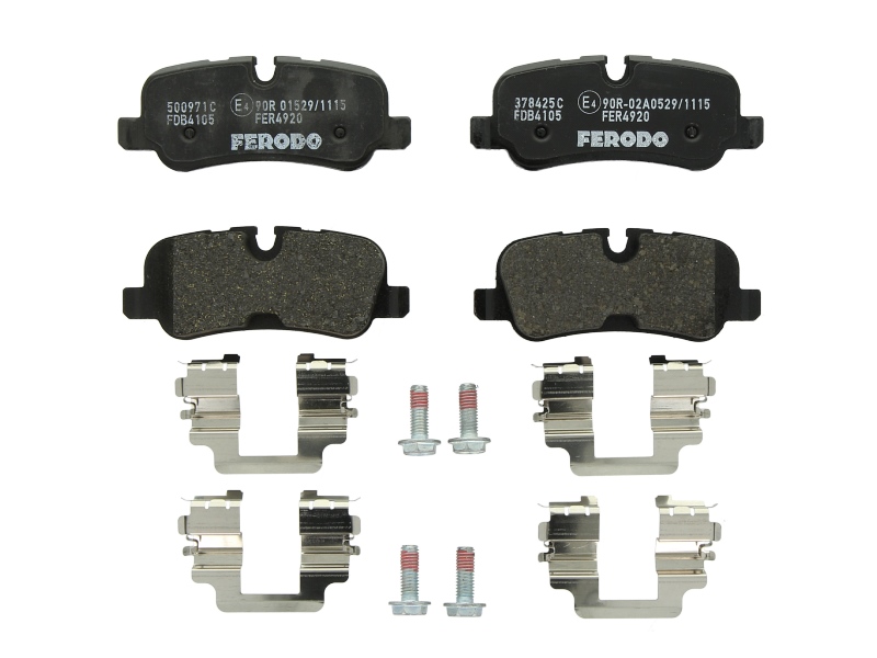 Set Plăcuțe Frână Spate Ferodo Land Rover Discovery III IV Range Rover III Sport I 3.0D-5.0 07.04-12.18 116.5x46.3x17.4 mm