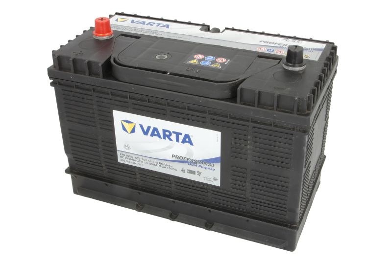 Baterie alimentare VARTA 12V 105Ah 800A Professional Dual Purpose R+ borna standard 330x172x238 mm flansa montare 10.5 mm