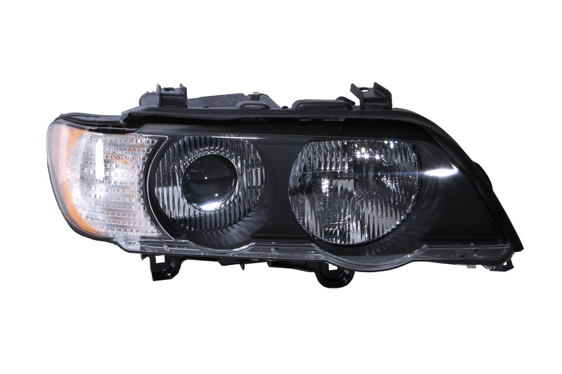 Far Dreapta DEPO BMW X5 E53 D2S/HB3 Electric Cu Motor Reglaj LWR Lampa Frontala Montare Dreapta