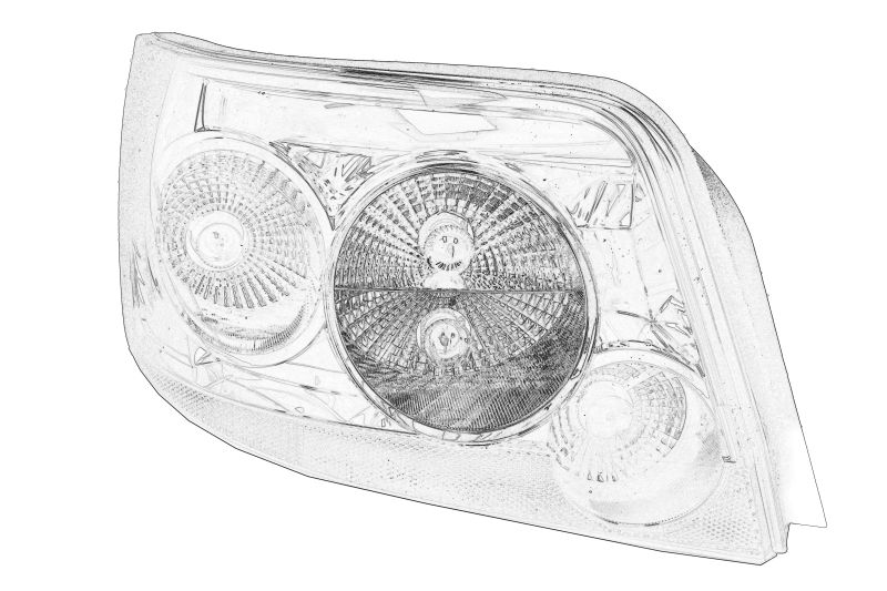 Stopuri spate Lampa Stanga Renault Megane II 1.5D-2.0D 09.03-12.09 P21/5W P21W 12V ECE Rosu Transparent 6 Functii