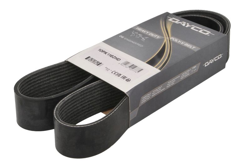 Curea transmisie cu caneluri DAYCO Multi-V-belt 10PK1162 1162.0mm 10 nervuri Mercedes Actros MP4 MP5 Antos Arocs 471.943-OM473.915