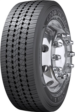 Anvelopa ax fata LKW GOODYEAR KMax S G2 Regional Directie 315/60R22.5 22.5` 315mm 3PSMF M+S C C 74.0 dB