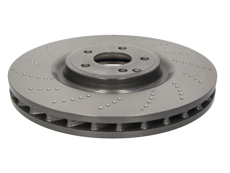 Disc frana BREMBO Fata Dreapta/Stanga Carbonatat Suruburi Mercedes CLS C218 X218 4.7 Diametru 360mm Ventilat Perforat