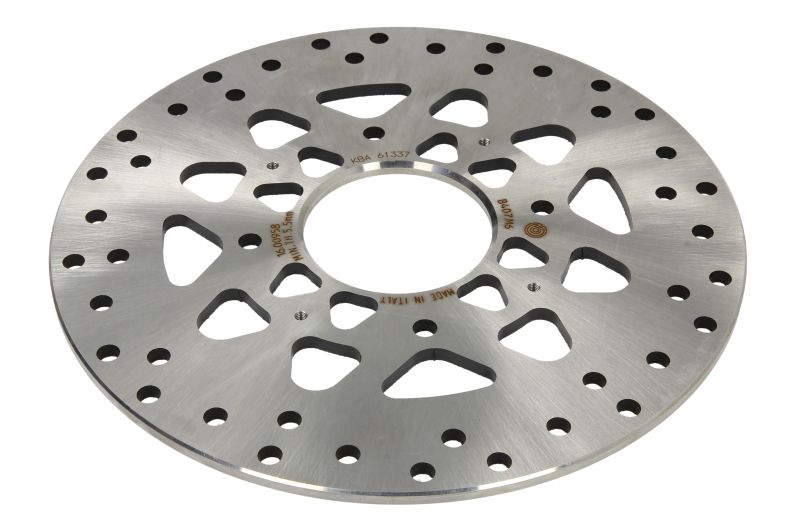 Disc frana spate fix BREMBO 256mm 4x110mm gaura 8,5mm grosime 6mm Honda VFR 750F/800/800X 1994-2016