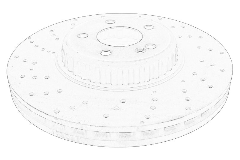 Disc frana Fata Dreapta/Stanga MERCEDES S W222 V222 X222 2.9D 3.0D 3.5H 05.13- OE MERCEDES