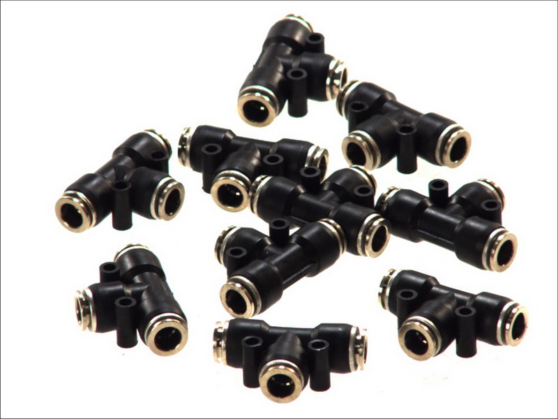 Cap de cuplare Sistem pneumatic TEKALAN 8mm/8mm/8mm plastic 10buc PNEUMATICS