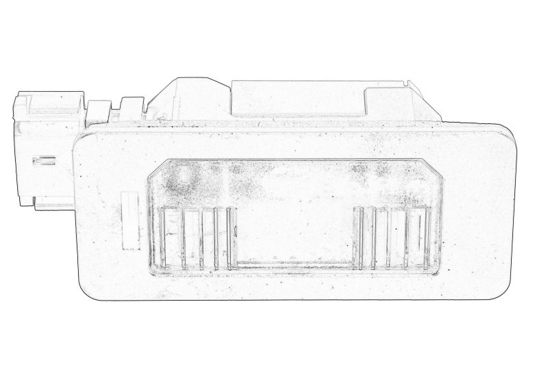 Iluminare număr de circulație OE BMW Licență plăcuță iluminare Lampa spate 63 26 7 176 934