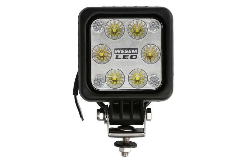 Lampa de lucru LED WESEM, 12V/24V, 3000lm, IP67/IP69K, 6 LED, 30W, 100x100x76mm, ECE R10