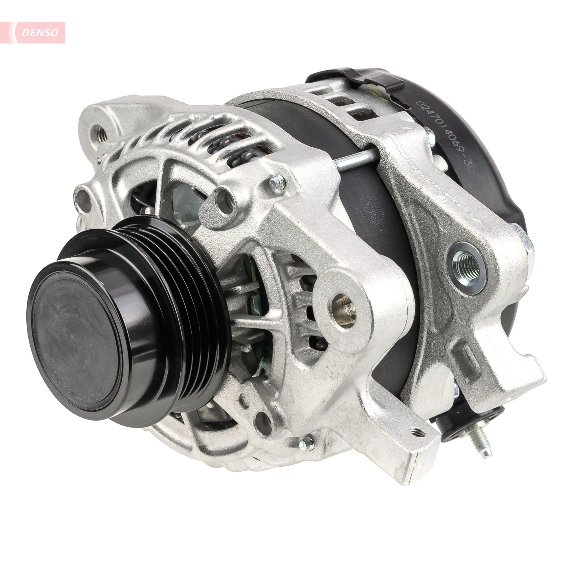 Alternator DENSO 14V 100A Toyota Auris Corolla Yaris 1.3 09.11- Diametru 62.5mm 4 caneluri Fulie