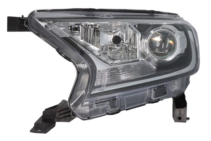 Far DEPO Lampa frontala Stanga H11 H15 PY21W W5W electric mecanic fara motoras negru pentru FORD RANGER