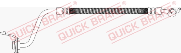 Furtun frana flexibil Spate Dreapta lungime 309mm M10x1 Hyundai Santa Fé II 2.0D/2.2D/2.7 03.06-12.12 QUICK BRAKE