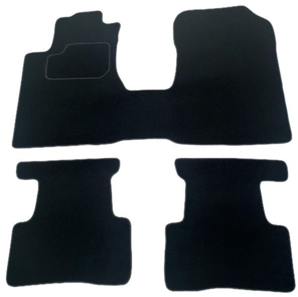 Covoras podea textil MAMMOOTH velours negru 4 buc fata spate SUV Honda CR-V III 10.06- 5 locuri