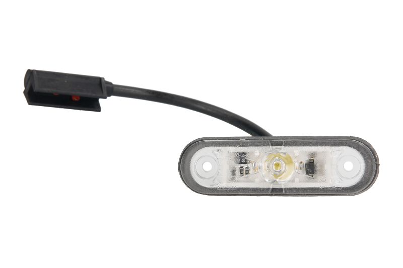 Lumină de clarificare ASPOCK LED albă L/R 24,3mm x 81,4mm x 20mm 12/24V cablu 150mm model POSIPOINT II