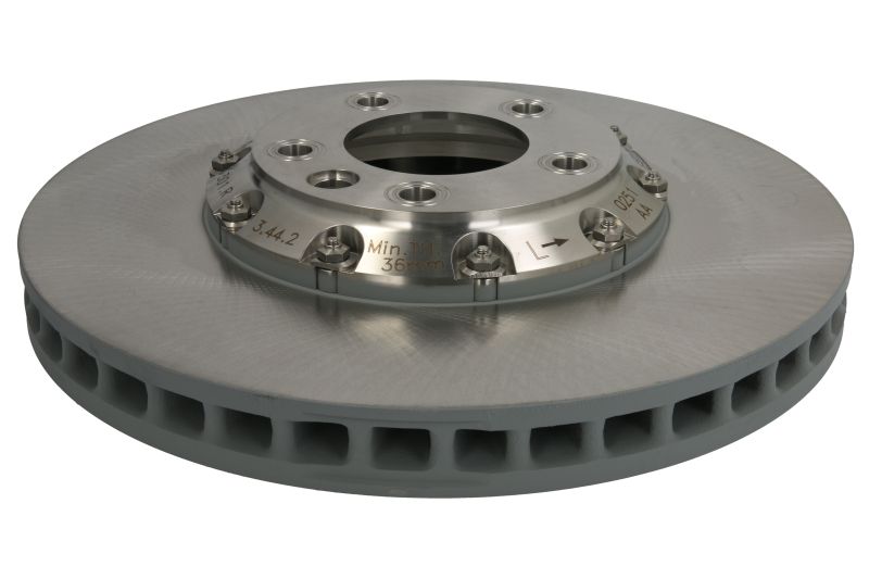 Disc Frana SHW Ventilat Intern 380mm Fata Stanga Porsche Cayenne 4.5/4.8 09.02-09.10 38mm Grosime Minima 36mm