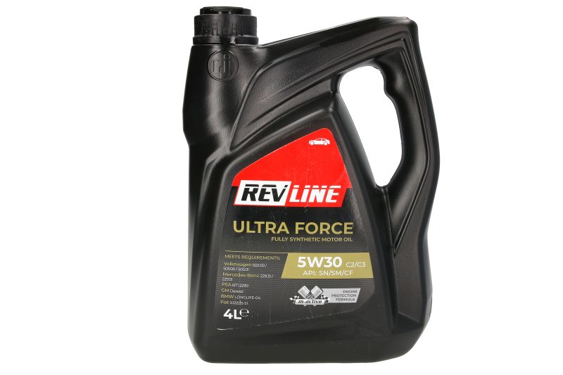 Ulei de motor RWJ ULTRA FORCE 5W30 4L API CF SM SN ACEA C2 C3 BMW LL-04 CITROEN B71 2290 FIAT 9.55535 S1 GM DEXOS 2 MB 229.31 229.51 VW 502.00 505.00 505.01 AUDI