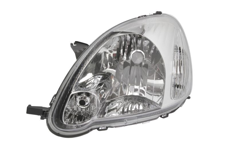 Lampa Frontala Stanga H4 Electric Fara Motoras Culoare Insert Cromat Toyota Yaris 11.05 TYC