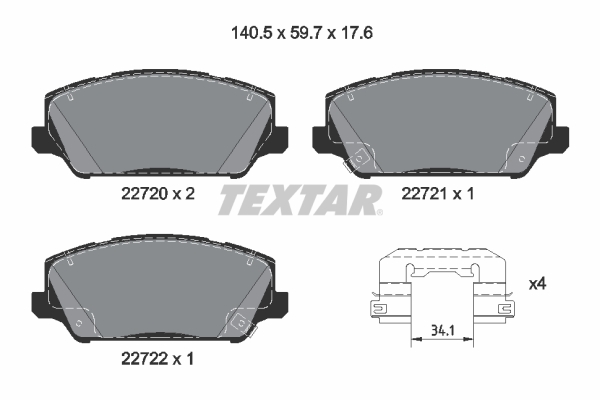 Set placute frana Fata Hyundai Genesis Grandeur I30 Veloster Kia Cadenza II Cee&apos;d Cerato III Koup III Optima Pro Cee&apos;d 1.0-3.3