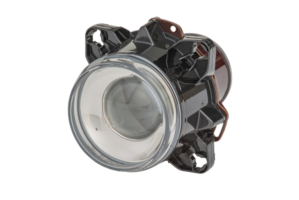 Insertie Far HELLA Lampa Frontala H7 Halogen Faza Scurta Negru Alb FENDT VARIO 09.10- Inaltime 119mm Diametru 90mm Latime 103mm/140mm