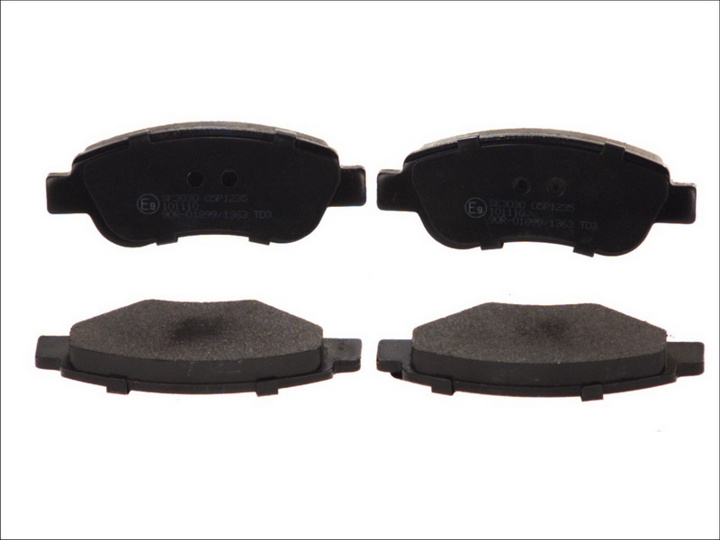 Set placute frana fata LPR pentru CITROEN C1, C1 II, PEUGEOT 107, 108, TOYOTA AYGO 1.0/1.2/1.4D 06.05- 122.8x47.2x17.5 mm BOSCH