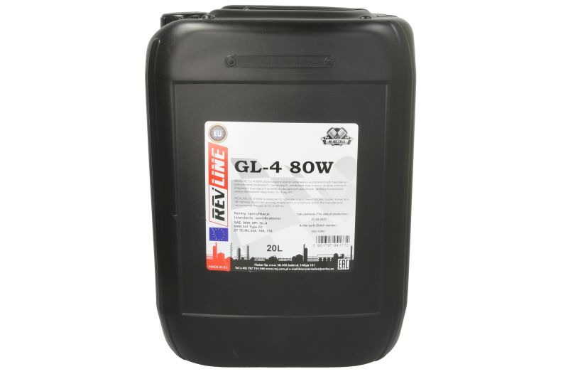 Ulei transmisie manuala RWJ GEAR OIL 20L 80W API GL-4 MAN 341 Z2 ZF TE-ML 02A 16A 17A