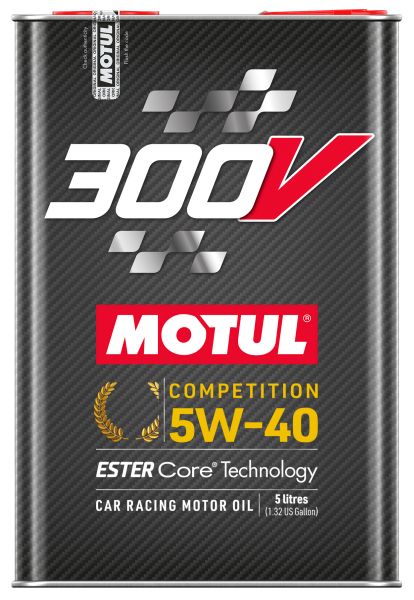 Ulei de motor MOTUL 300V COMP 5L 5W40 sintetic ESTER Core Techn. canistra Turisme 5.0L