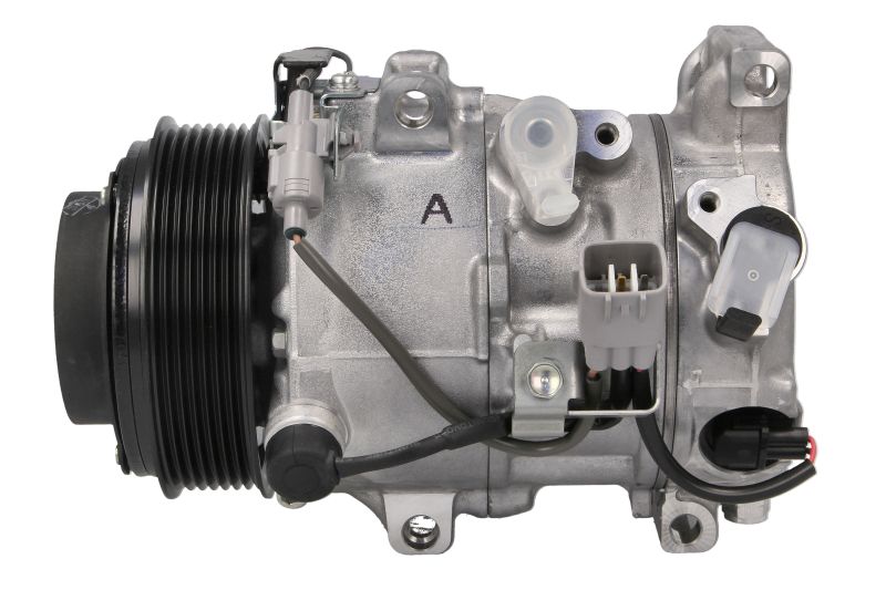 Compresor aer condiționat DENSO 6SBU16C Lexus GS IS C II Toyota Crown Mark X I 2.5/3.0/3.5 09.04-06.15 12V R134a 7 caneluri 115mm fulie PAG 46