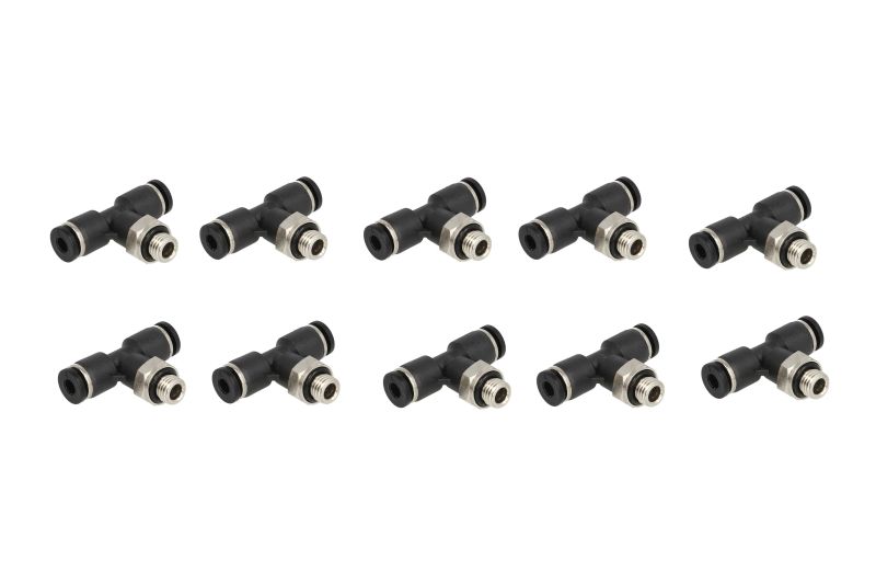 Cap de cuplare TEKALAN Piese conector T M8x1 plastic 10buc PNEUMATICS Conducte mufe Sistem pneumatic