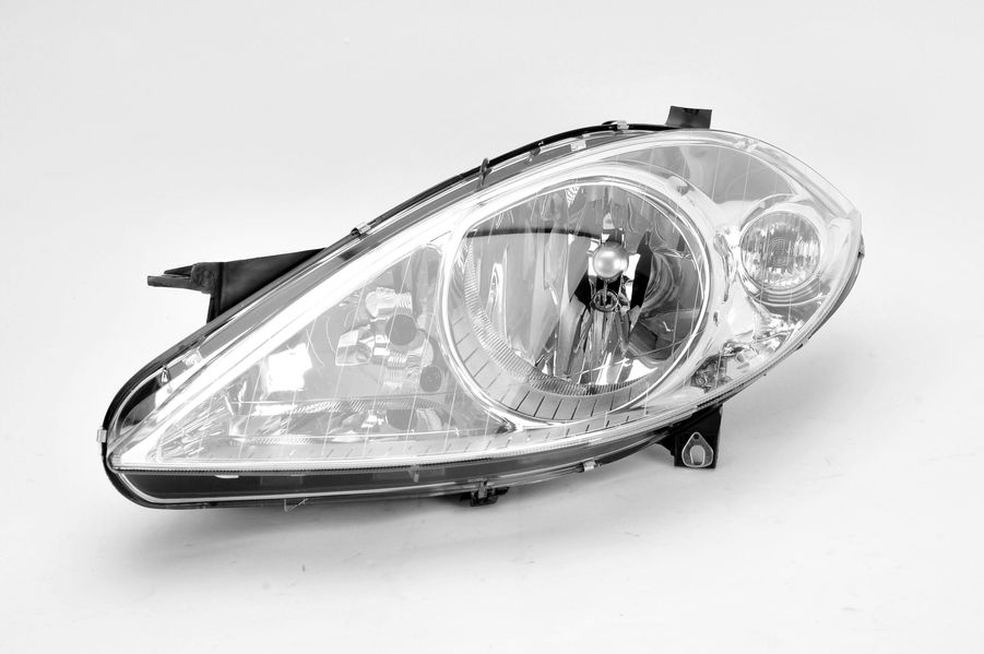 Far Stanga DEPO Lampa Frontala H7 Electric Fara Motoras Culoare Insert Cromat Semnalizator Transparent Mercedes A W169