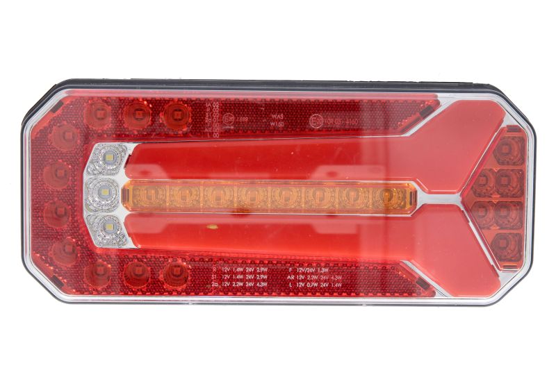 Stopuri spate LED 12/24V indicator ceata marsarier frana parcare iluminare numar reflector WAS 7 dreapta/stanga