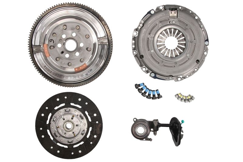 Set ambreiaj VALEO kit cu volanta masa dubla rulment hidraulic 240mm FIAT BRAVO II LANCIA DELTA III 1.6D 09.07-12.14