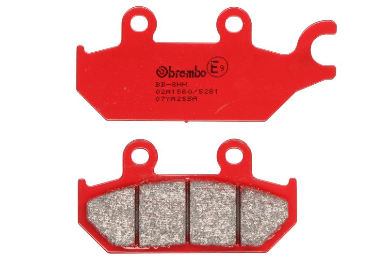 Set Placute Frana Disc Brembo Sinterizat Fata Yamaha Inaltime 46.1mm Lungime 88.2mm Grosime 9.9mm