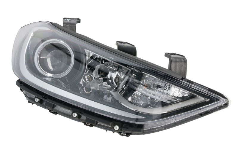 Lampa frontala Dreapta H7/HB3/PY21W/W5W Negru Hyundai Elantra V VI DEPO Far Caroserie Iluminare