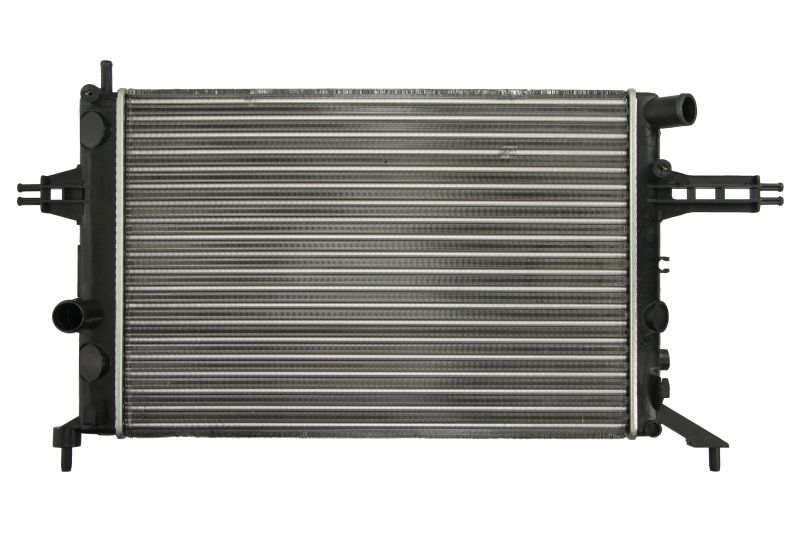 Radiator motor aluminiu NRF OPEL ASTRA G ZAFIRA A manual 378mm înălțime 543mm lățime 23mm grosime fără aer condiționat