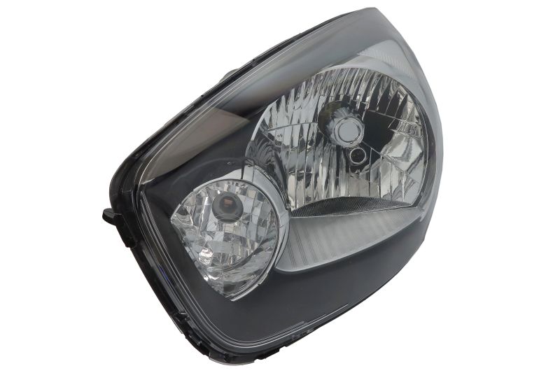 Far DEPO Lampa Frontala Stanga H4/PY21W/W5W Electric Fara Motoras Culoare Insert Negru Semnalizator Transparent KIA PICANTO II