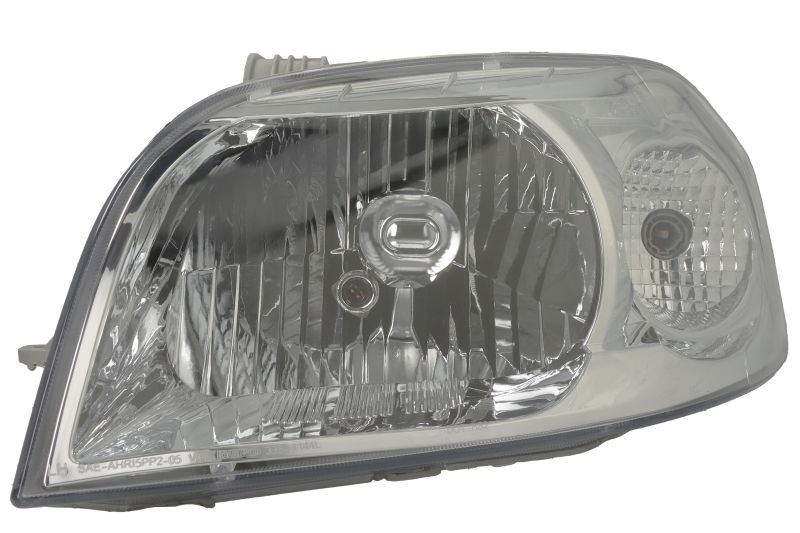 Lampa Frontala Stanga DEPO H4 Manual Culoare Cromat Semnalizator Transparent Chevrolet Aveo Kalos 05.11