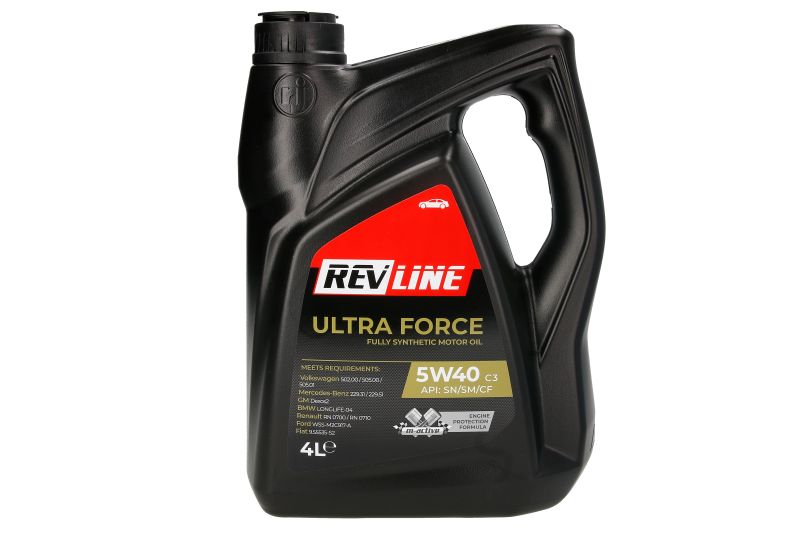 Ulei de motor RWJ ULTRA FORCE 5W40 4L API CF SM SN ACEA C3 BMW LL-04 FIAT 9.55535 S2 FORD M2C917A GM DEXOS2 RENAULT RN0700 RN0710 VW 502.00 505.00 505.01