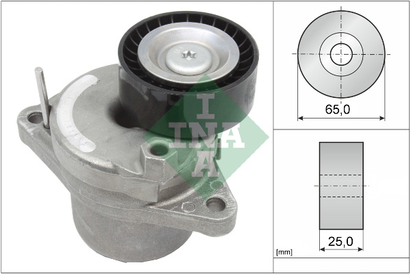 Intinzator curea transmisie Multi-V belt tensioner DS DS4 DS5 DS7 Citroen C4 Picasso C5 Jumpy 2.0D 65mm 25mm INA