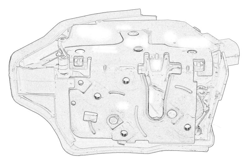 Incuietoare usa stanga fata OE BMW 51 21 8 402 537 Caroserie Uşă Piesă de reparare a aripei 0,96 kg