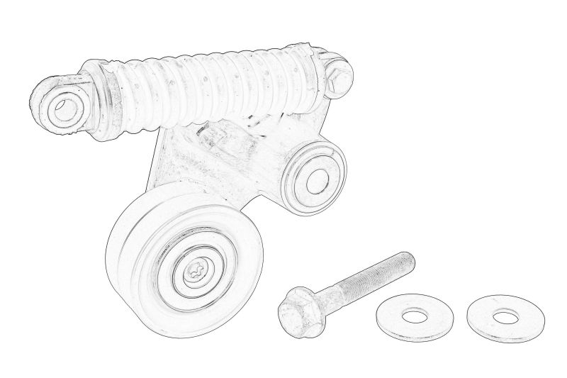 Intinzator curea transmisie Multi-V-belt tensioner MERCEDES OE DB TRUCK 2,24 kg Index 471 200 10 70 80