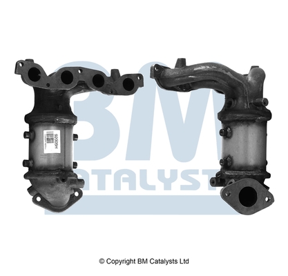 Convertor catalitic EURO 5 Hyundai i20 I Kia Rio III 1.2/1.25 09.11-12.17 BM CATALYSTS 1250 cm³ benzina omologare E57-103R