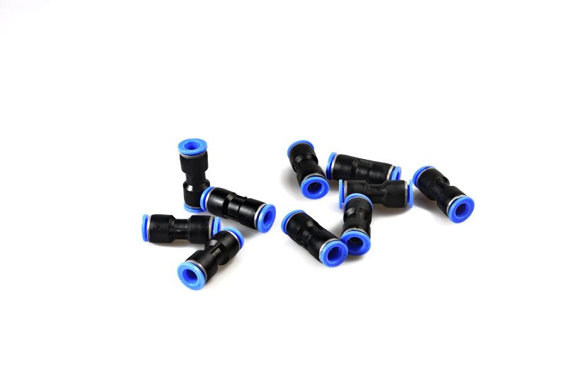 Cap de cuplare PNEUMATICS Sistem pneumatic TEKALAN Montare de urgenta drept plastic 10 buc 10x1 mm